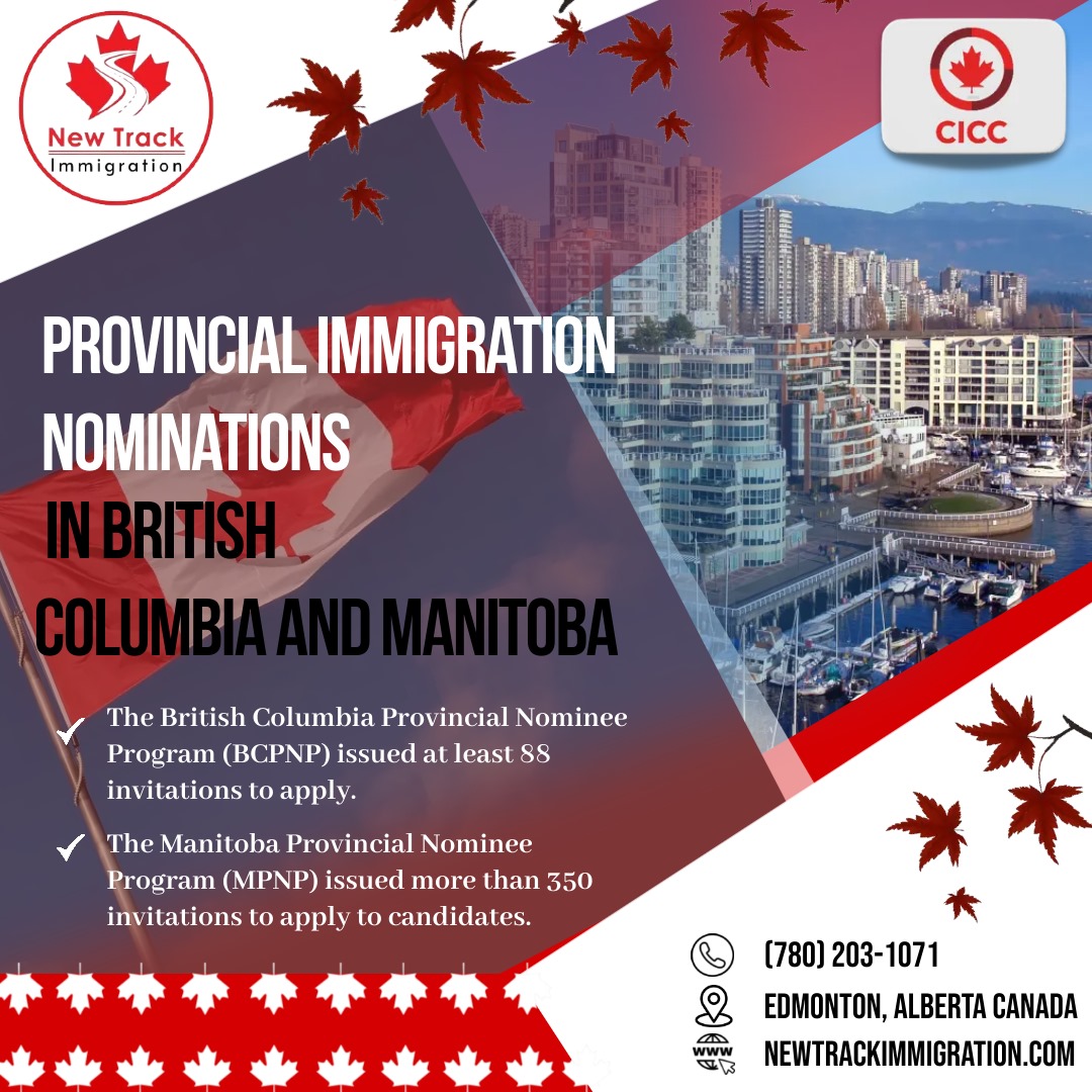 Provincial Immigration Nominations Rise in British Columbia and Manitoba